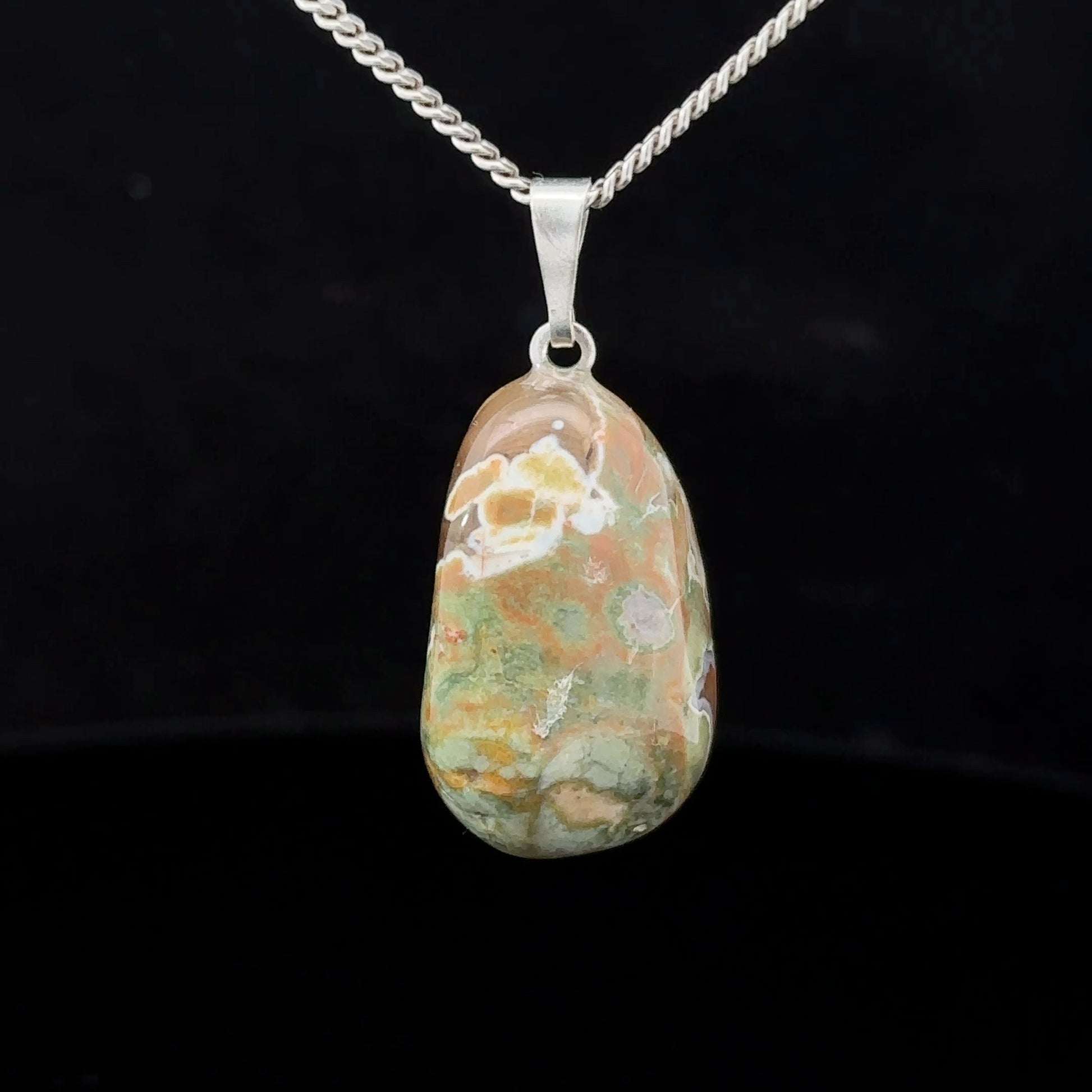 Forest Jasper Pendant 1 cm