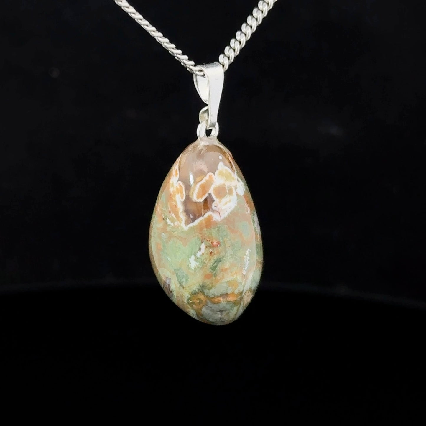 Forest Jasper Pendant 1 cm