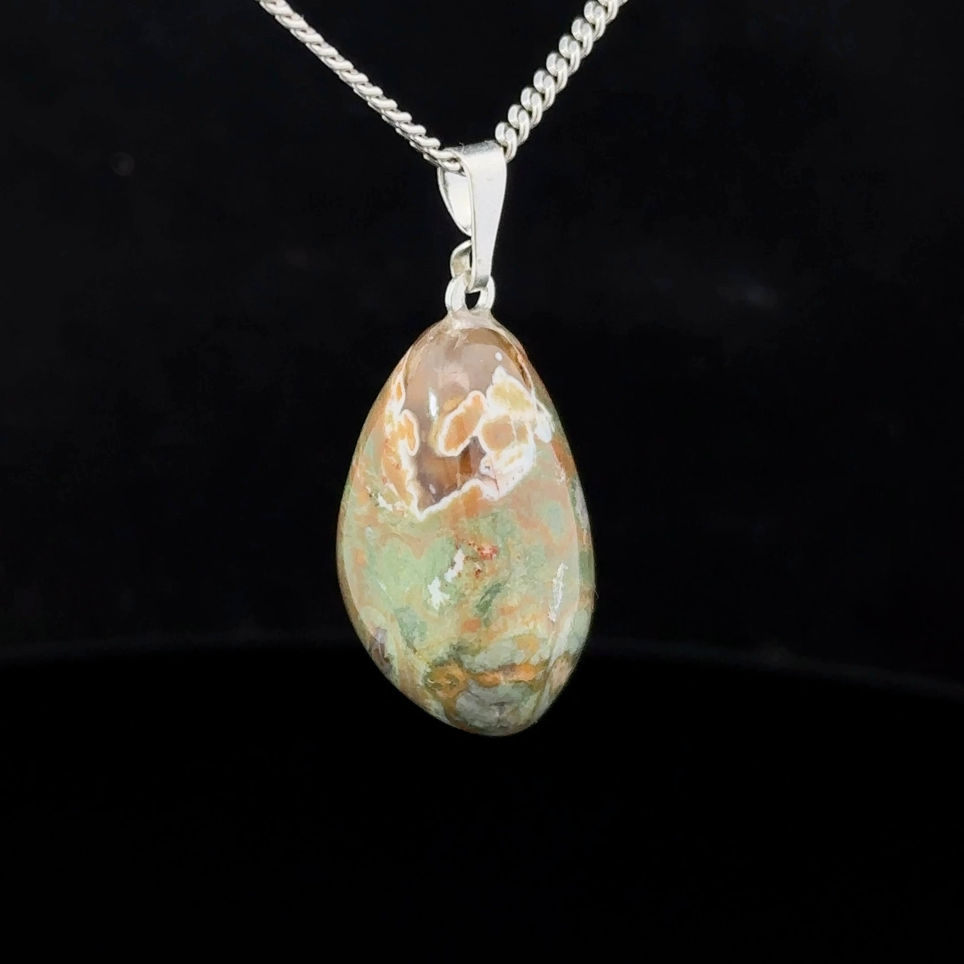 Forest Jasper Pendant 1 cm
