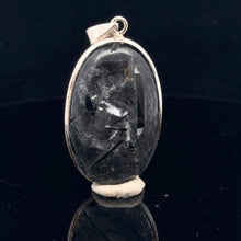 Load image into Gallery viewer, Tourmalinated Quartz Pendant 42×21 mm Silver 925
