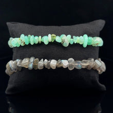 Load image into Gallery viewer, Bracelet Chrysoprase and Labradorite
