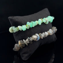 Load image into Gallery viewer, Bracelet Chrysoprase and Labradorite
