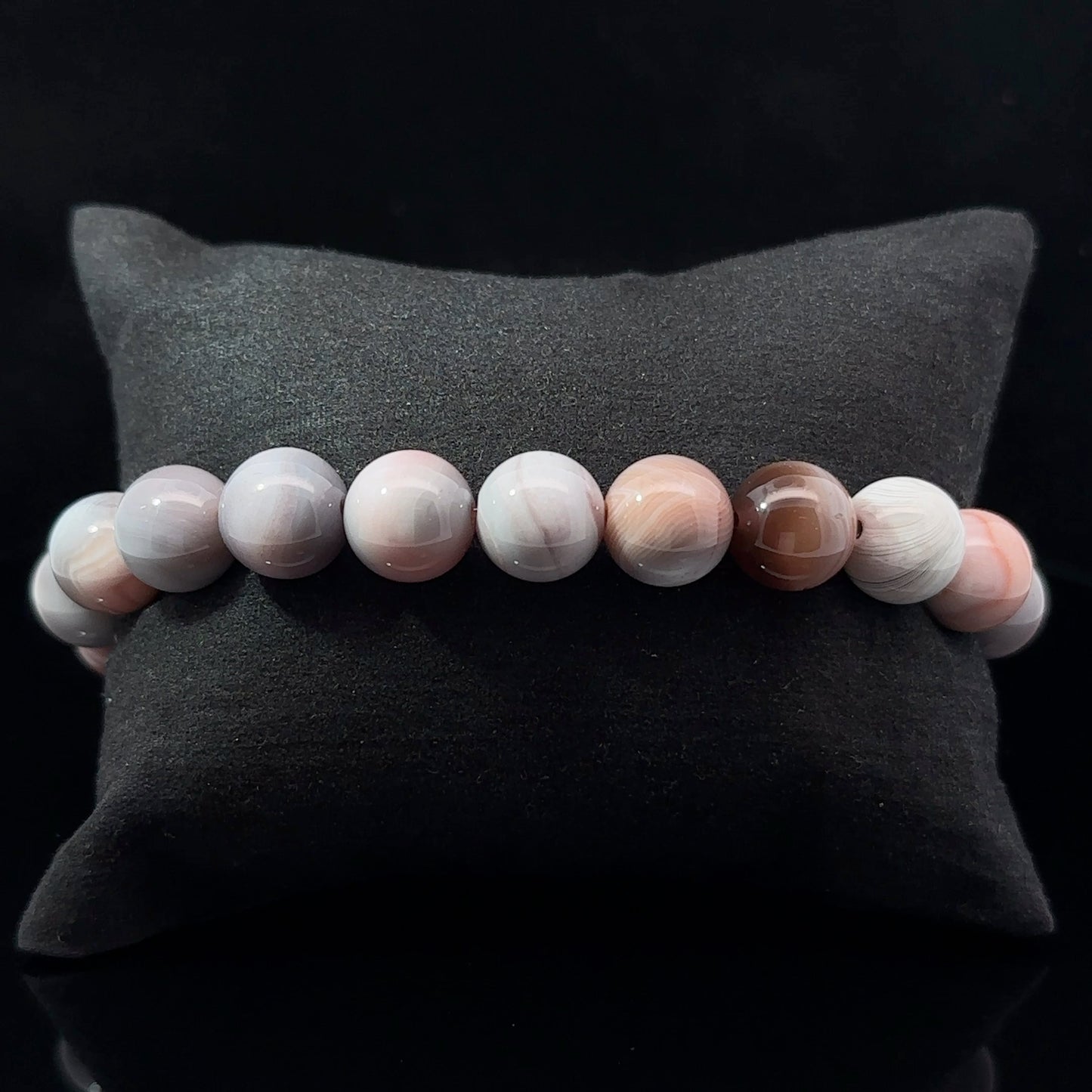 Agate Bracelet 10 mm 20 Beads