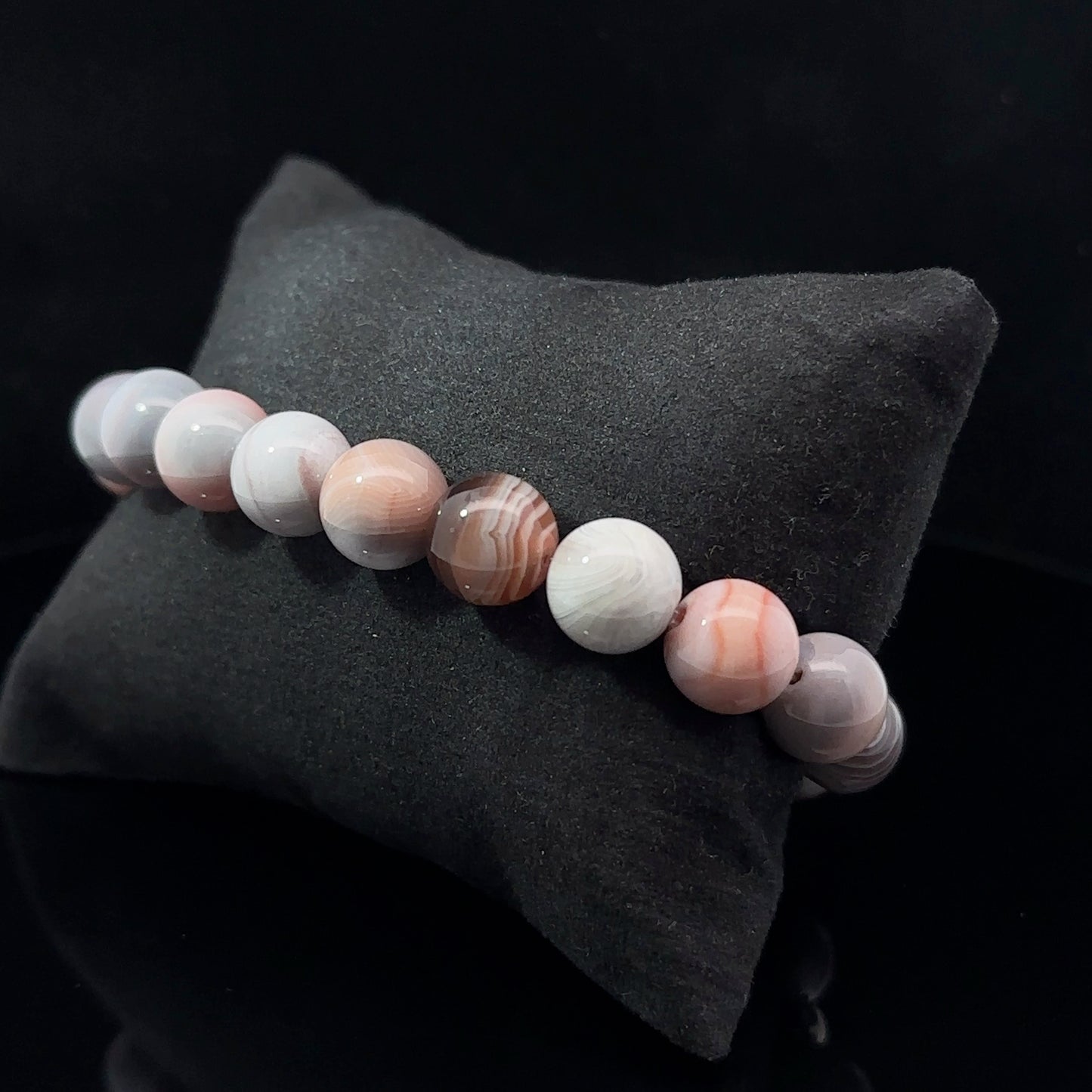 Agate Bracelet 10 mm 20 Beads