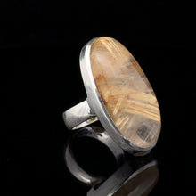 Загрузить изображение в средство просмотра галереи, Кольцо Кварц с рутилом  размер; серебро 925
