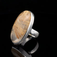 Загрузить изображение в средство просмотра галереи, Кольцо Кварц с рутилом  размер; серебро 925
