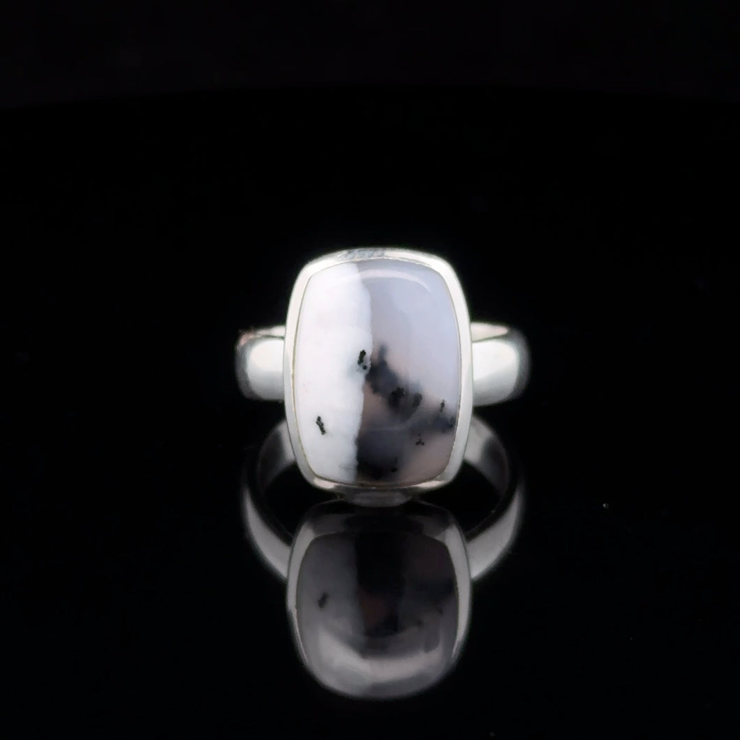 Кольцо Агат мерленит размер ; серебро 925