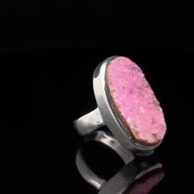 Загрузить изображение в средство просмотра галереи, Кольцо Кобальто кальцит   размер; серебро 925
