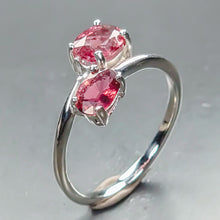 Загрузить изображение в средство просмотра галереи, Rubellite Tourmaline Ring 7×6 mm Size 16 1.9 g Silver 925
