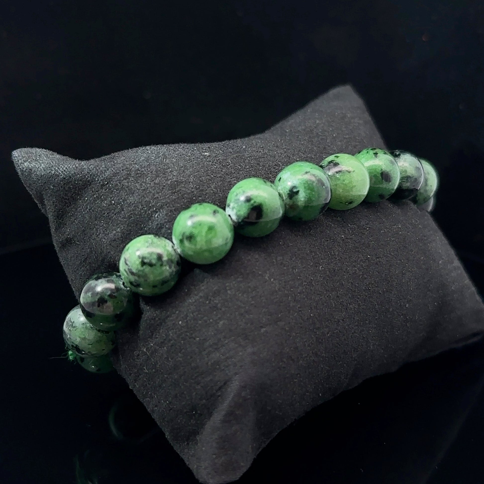 Zoisite Bead Bracelet 