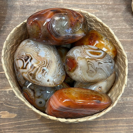 Carnelian with Agate