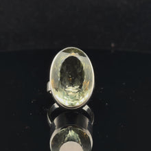 Загружайте и воспроизводите видео в средстве просмотра галереи Prasiolite ring, size 18, 13g, 924 silver
