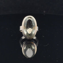 Load and play video in Gallery viewer, Prasiolite Ring Silver 925 Size 16.5
