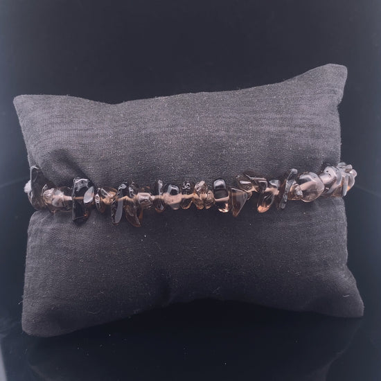 Smoky Quartz Bracelet 18 cm