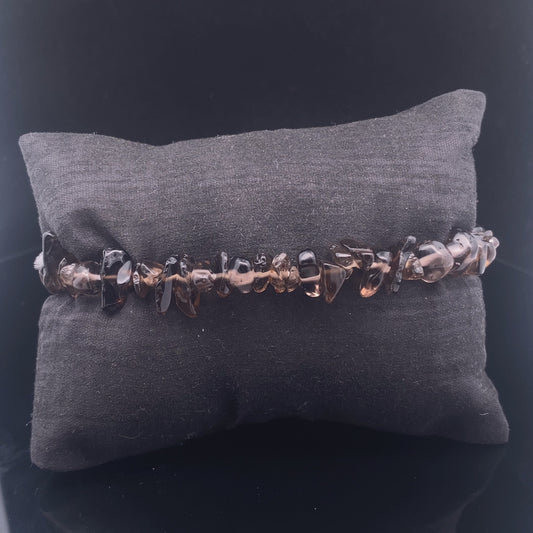 Smoky Quartz Bracelet 18 cm