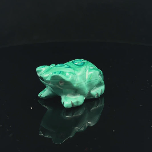 Toad malachite 18 g, 2 cm by 2 cm