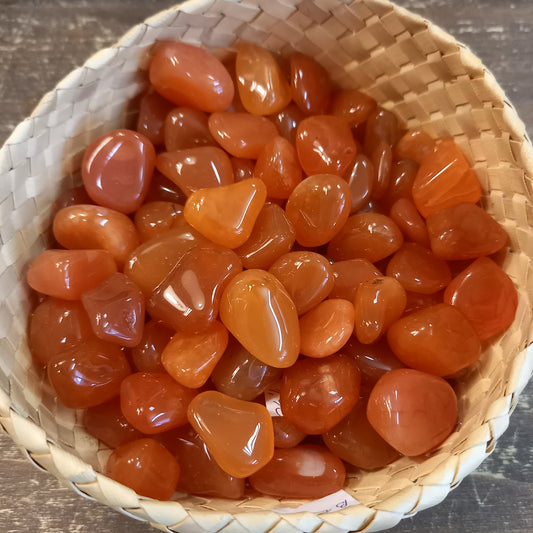 Carnelian Processed Mineral Stone 5-10 g 1.5-2 cm