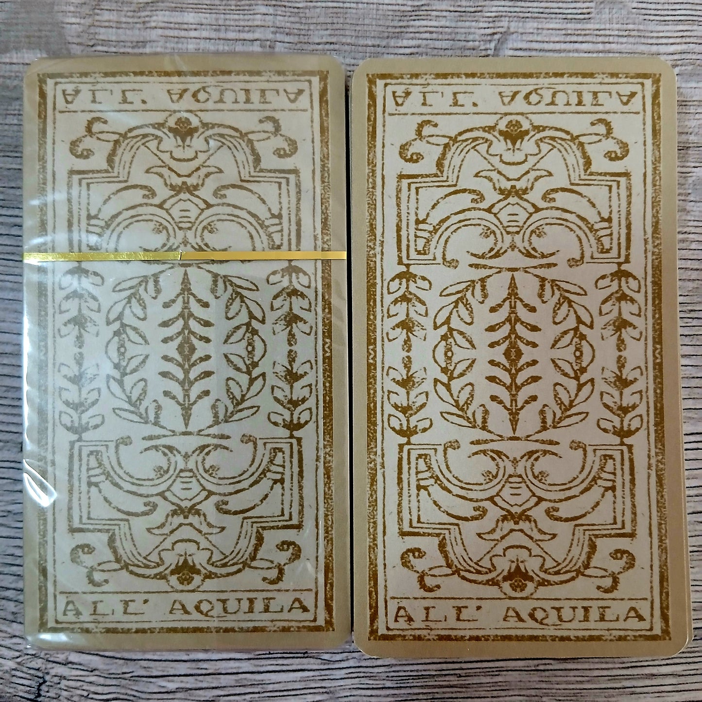 Ancient Tarot of Bologna Tarot Encyclopedia Avalon/Hachette card back