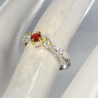 Lejupielādēt attēlu galerijas skatītājā, Handmade Natural Garnet Ring 925 Sterling Silver Size 16.5
