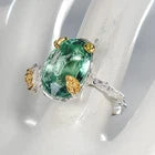 Load image into Gallery viewer, Jewelry gems 14 ct Natural Fluorite Ring 925 Sterling Silver Size 18
