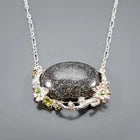 Lejupielādēt attēlu galerijas skatītājā, Jewellery 40 ct+ Natural Sunstone Necklace 925 Sterling Silver 17.75
