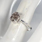 Load image into Gallery viewer, Gemstone ring Natural Rutilated Quartz Ring 925 Sterling Silver Size 18
