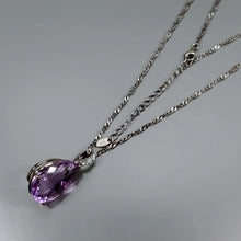 Load image into Gallery viewer, Кулон Аметист на цепочке, серебро 925
