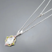 Lejupielādēt attēlu galerijas skatītājā, 6 ct+ Natural Moonstone Necklace 925 Sterling Silver
