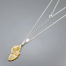 Load image into Gallery viewer, Yellow Sapphire Necklace 925 Sterling Silver
