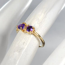 Загрузить изображение в средство просмотра галереи, Amethyst Ring 925 Sterling Silver Size 15.5
