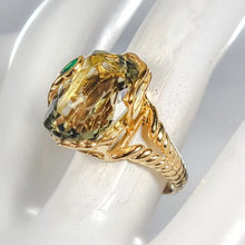 Загрузить изображение в средство просмотра галереи, Praziolite Ring 925 Sterling Silver Size 17.5
