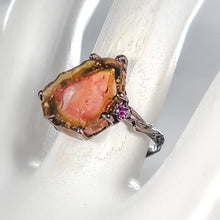 Загрузить изображение в средство просмотра галереи, Tourmaline Ring 925 Sterling Silver Size 17.5

