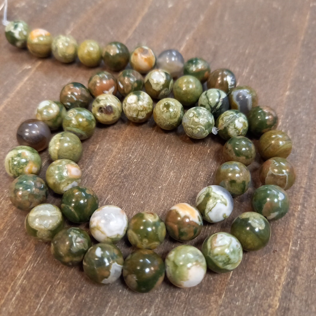 Rhyolite Jasper Beads 8 mm 46 pcs