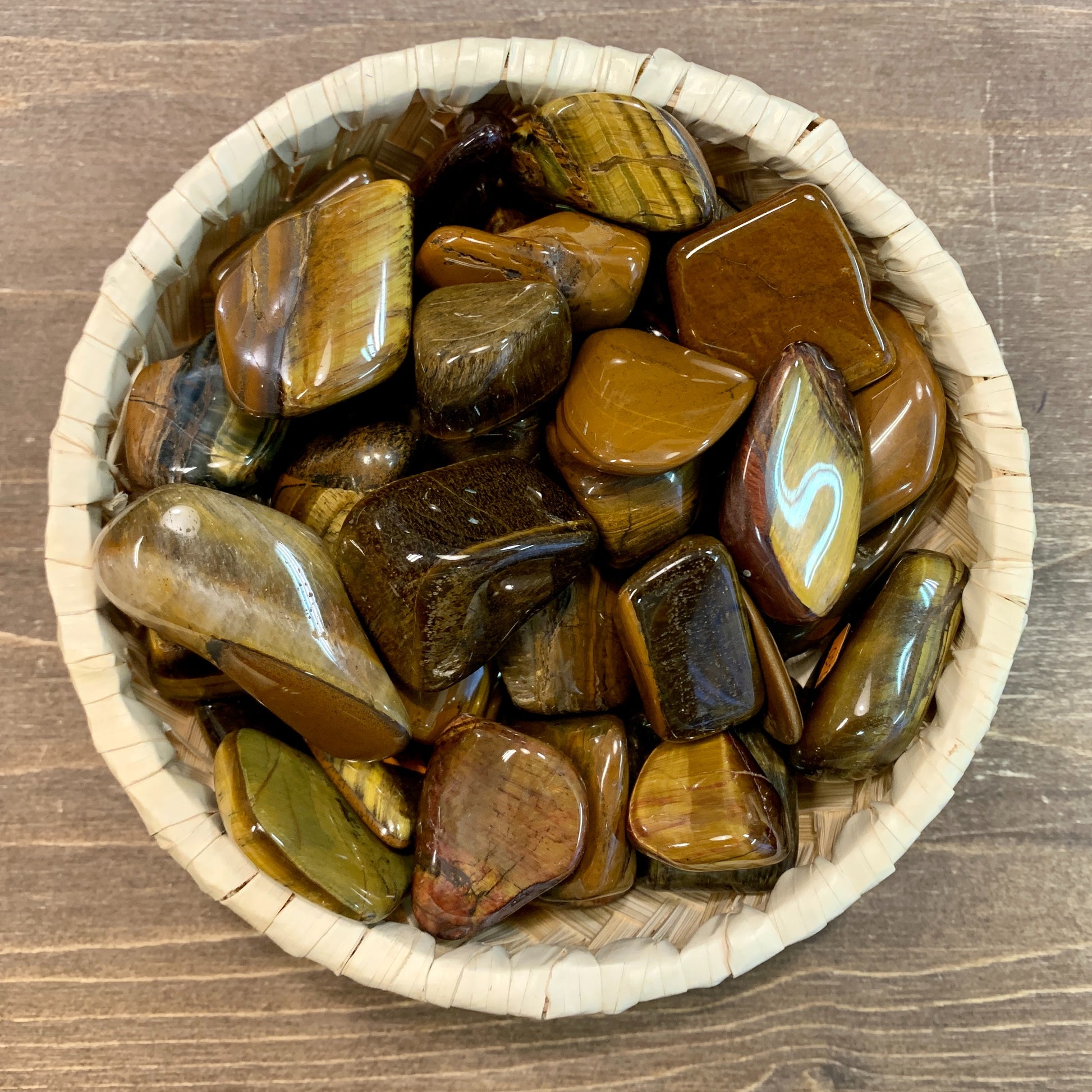 Natural tiger eye mineral