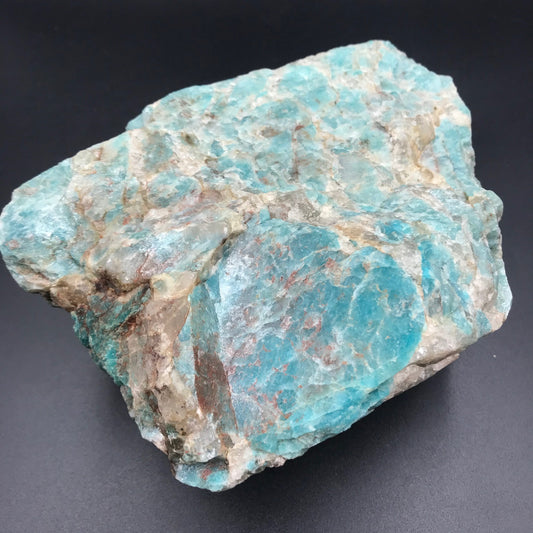 Кристалл амазонита, 2265 г, 16 × 12 × 8 см.