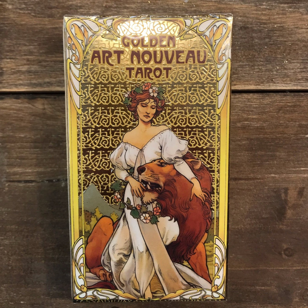 Таро золотое в стиле модерн -Golden art Nouveau tarot