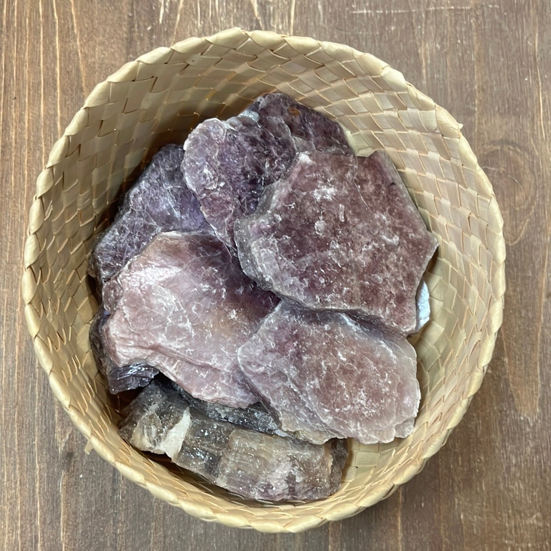 Lepidolite Crystal Plates 45–60 g 5–6 cm