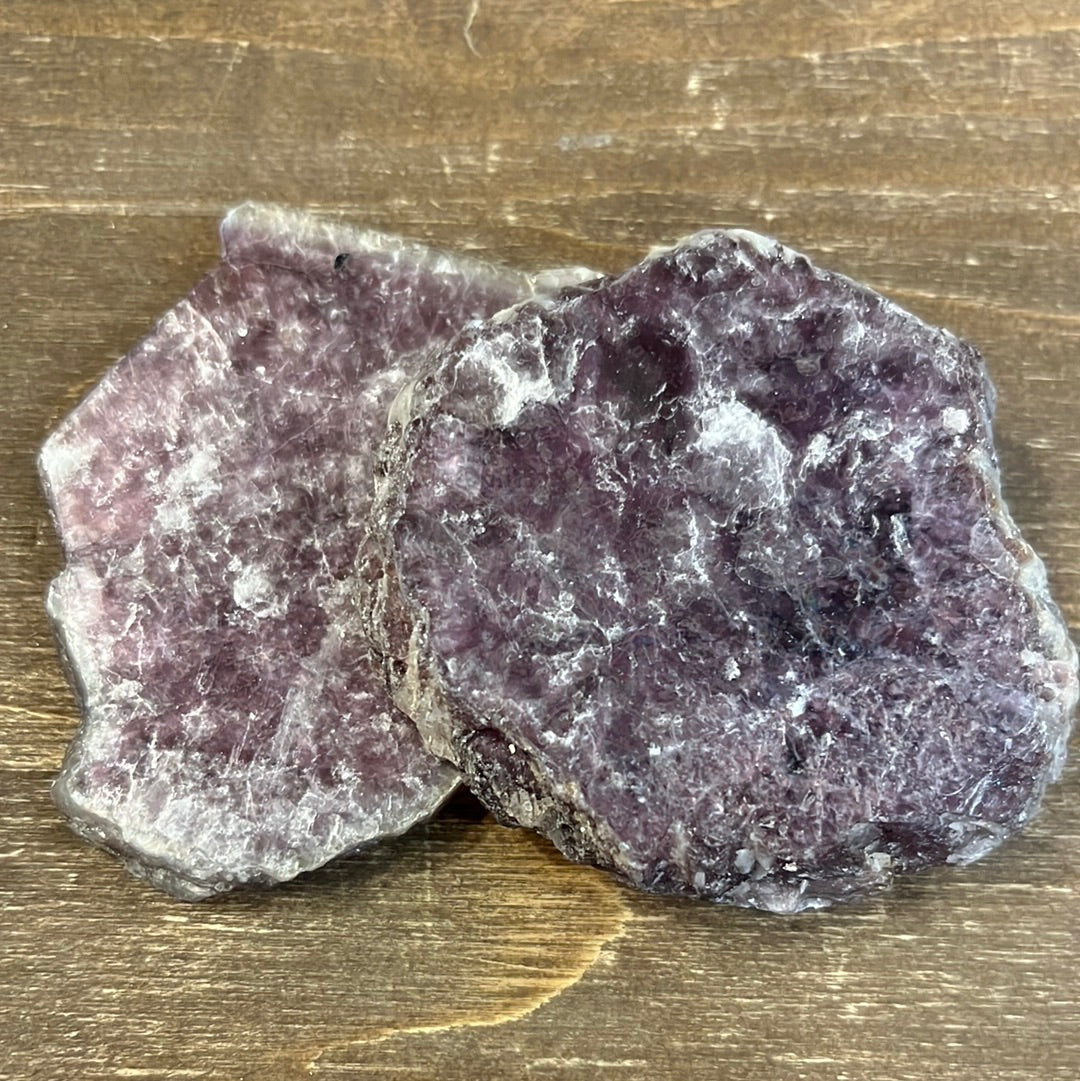 Lepidolite Crystal Plates 45–60 g 5–6 cm